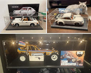 Acrylic Display Case with Black Base for Lego | Clear Acrylic Display Box for Collectibles Dustproof Protection Showcase (Black, 40x20x20 cm / 15.7x7.9x7.9 inch)