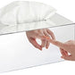 JackCubeDesign Acrylic Mirror Tissue Box Holder – Rectangle Storage Case & Napkin Organizer