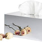 JackCubeDesign Acrylic Mirror Tissue Box Holder – Rectangle Storage Case & Napkin Organizer