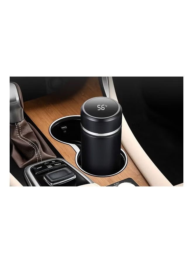 LED Smart Temperature Display Vacuum Thermal Bottle White 500ml