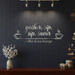 3D Acrylic Coffee Shop Wall Decor | Gather Sip Savor