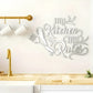 "My Kitchen My Rules" Acrylic Wall Decal - Fun Kitchen & Dining Decor for UAE Homes & Restaurants