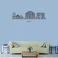 Jaipur, India - Skyline Acrylic Wall Art - Home Decal - Indian National Day