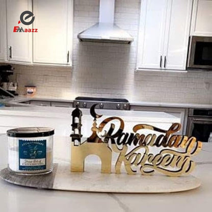 Acrylic Islamic Tabletop Decors | Ramadan Kareem and Eid Mubarak Decoration | Islamic Muslim Gifts