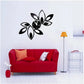 Abstract Acrylic Wall Clock | Decorative 3D Floral Design