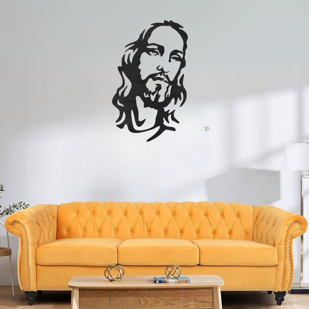 Jesus Chirst's Face - Christmas & Baptism - For Church or Home wall Decal
