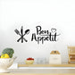 Fork Knife Spoon Acrylic Wall Decal - Beautiful Kitchen Decor for UAE Homes & Restaurants