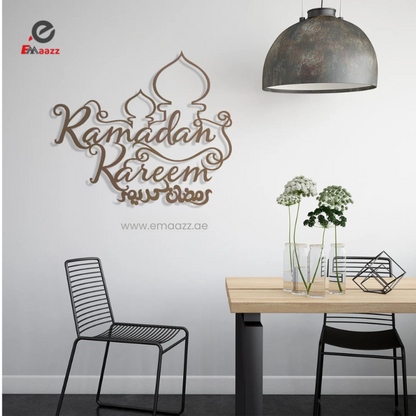 Ramadan Kareem Wall Art | Acrylic Wall Calligraphy | Muslim House Decoration