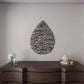 Surah Al-Fatiha Drop Design Acrylic Wall Art - Islamic Calligraphy