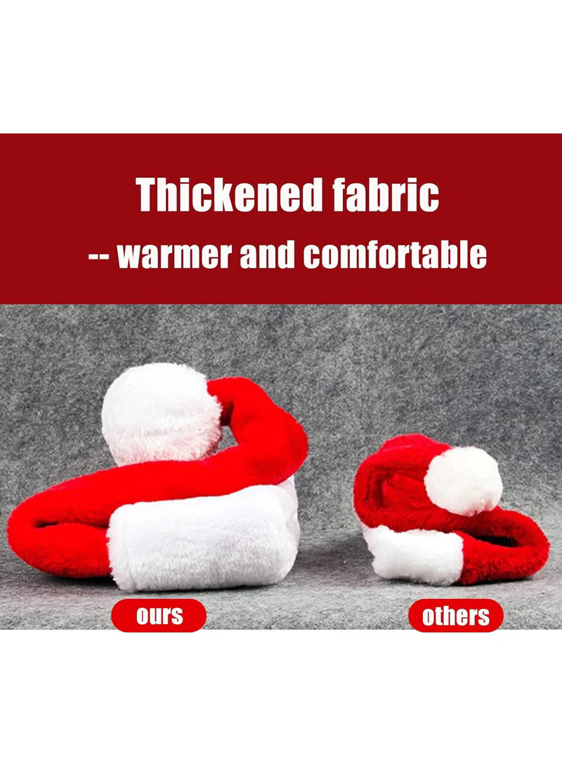 Soft Plush Velvet Christmas Hat