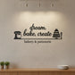 3D Acrylic Bakery Wall Art | Dream Bake Create Cafe Decor