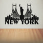 New York, America - Skyline Acrylic Wall Art - Home Decal - National Day