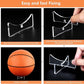 Acrylic Sports Ball Display Stand – Clear Holder for Basketball, Football, Soccer, Volleyball & Rugby