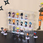 2 Pack Acrylic Display Case, 18 Compartments Clear Showcase Organizer, 6 Tiers Matchbox Display Cabinet for Mini Toys, Hot Wheels and LOL Dolls