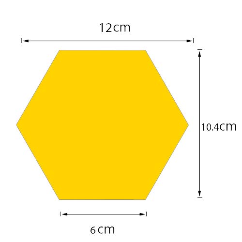 3D Hexagon 13  acrylic mirror for wall,