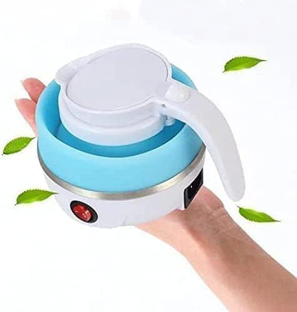 Travel Foldable Silicon Water Heater Jug Collapsible Mini Portable Electric Kettle (Random Color)