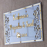 Luxury Acrylic House Name Plate