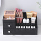 Large Acrylic Makeup Organizer with Drawers – Vanity Cosmetics Storage for Lipsticks, Skincare, Jewelry & Nail Care
