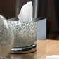 JackCubeDesign Acrylic Mirror Tissue Box Cover – Square Kleenex & Napkin Holder Organizer Stand