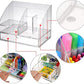 Acrylic Desk Supply Organizer with Drawers – Clear Pen, Stationery & Office Storage Box