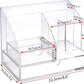 Acrylic Desk Supply Organizer with Drawers – Clear Pen, Stationery & Office Storage Box