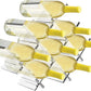 8-Bottle Acrylic Rack – Modern Transparent Countertop  Holder for Home, Kitchen, Bar & Cabinets