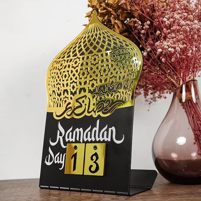 Ramadan Calendar | Days of Ramadan | Countdown to Eid | Good Deeds Calendar | Ramadan Eid Decoration | Gift for Muslims | Table Decor |