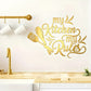 "My Kitchen My Rules" Acrylic Wall Decal - Fun Kitchen & Dining Decor for UAE Homes & Restaurants