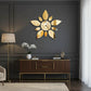 3D Mirrored Acrylic Flower Wall Clock | DIY Modern Petal Decor