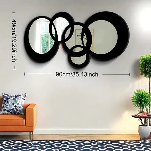 Vintage Modern Minimalist Wall Mirror | Emaazz