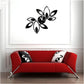 Abstract Acrylic Wall Clock | Decorative 3D Floral Design