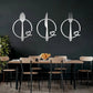 Spoon Knife Fork Heart Acrylic Wall Decal - Beautiful Gifting Decor for UAE Homes & Restaurants