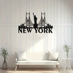 New York, America - Skyline Acrylic Wall Art - Home Decal - National Day