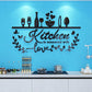 Kitchen is Seasoned with Love Acrylic Wall Décor