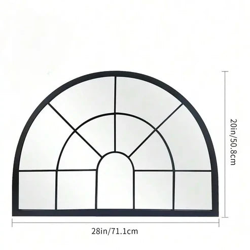 Arched Window Mirror with Acrylic Frame | Emaazz