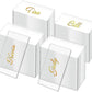 Clear Acrylic Wedding Place Cards Acrylic Table Number Card Blank Name Plate Seating Chart Sign for Wedding DIY Table Setting Banquet Party(Rectangular Style)