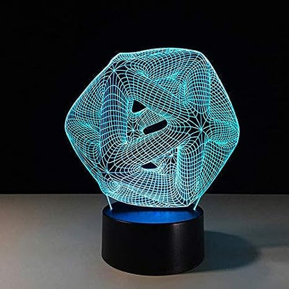 3D Acrylic Abstract Graphics Illusion Lamp