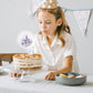 Acrylic Cake Toppers – 4pcs Reusable Crystal Clear Large Cake & Cupcake Toppers with Sticks for Birthday, Wedding, Anniversary & Party Celebrations