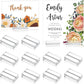 Clear Acrylic Stands – 3 Pack Place Card Holders, Table Number & Business Card Display Holders for Weddings, Dining Tables, Shops & Offices