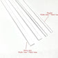 Clear Acrylic Sticks – Flat Plexiglass Sticks for Cake Toppers, Cake Pops & Lollipops – Strong, Reusable & Transparent