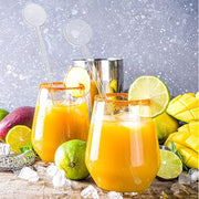 Disposable Plastic Stirring Sticks – Transparent Disc Top Coffee & Beverage Mixing Rods