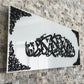 Fabi Ayyi Alai Rabbikuma Tukaziban Framed | Surah Rahman Verse 13 Islamic Wall Art