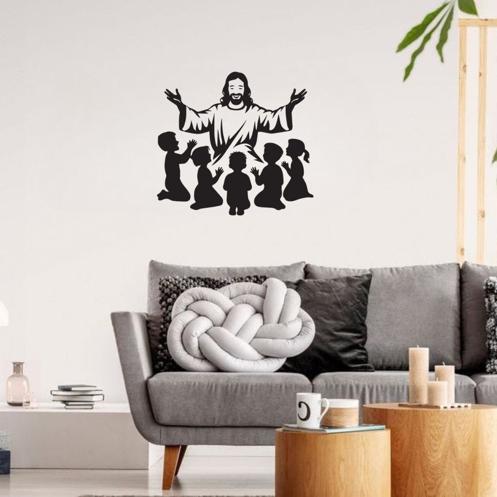 Jesus Christ with Children - Christian Home Décor - Christmas & Baptism - For Church or
