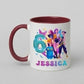 Huntrix Birthday Girl Mug, Kpop Demon Hunter Mug, Gift For Huntrix Fan, Mira Rumi Zoey Mug, Huntrix Mug Birthday Gift