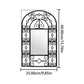 Black Acrylic Wall Mirror with Ornate Frame | Emaazz