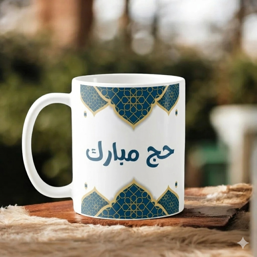 Premium Hajj Mubarak Coffee Mug 4