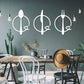 Spoon Knife Fork Heart Acrylic Wall Decal - Beautiful Gifting Decor for UAE Homes & Restaurants