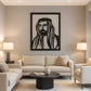 Sheikh Sultan Al Qasimi Acrylic Wall Portrait - Revered Sharjah Ruler Tribute for UAE Heritage Homes