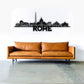 Rome City, Paris  - Skyline Acrylic Wall Art - Home Decal - National Day