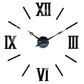 Giant DIY 3D Roman Numeral Wall Clock | Modern Acrylic Clock